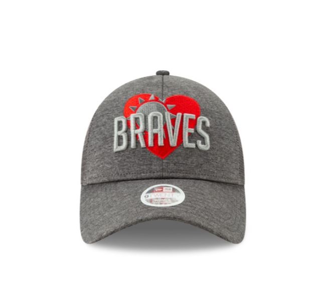 Atlanta Braves - Sun Snapped Trucker 9Twenty Women's Adjustable Hat, New Era