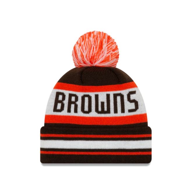 Cleveland Browns - The Jack with Pom Knit Hat, New Era