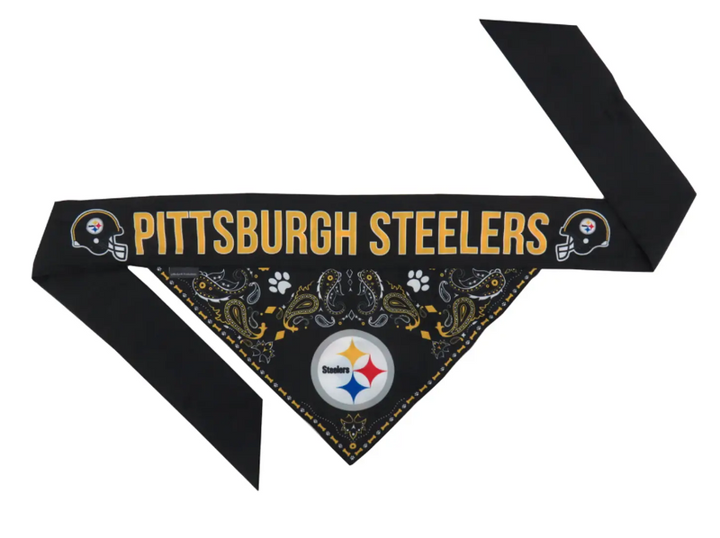 Pittsburgh Steelers - Reversible Pet Bandana for Dogs & Cats