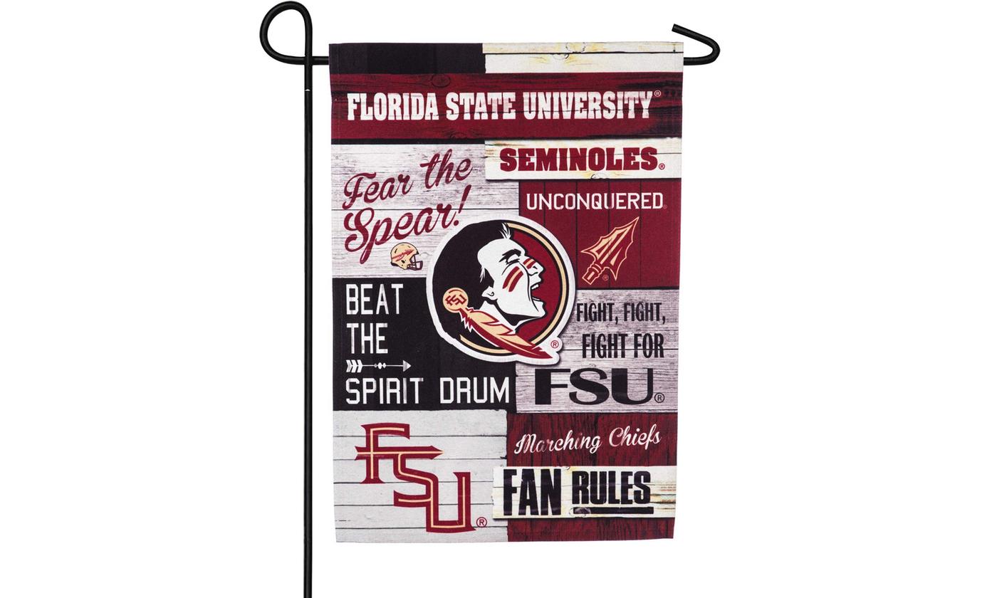 Florida State Seminoles - Fan Rules Linen Garden Flag