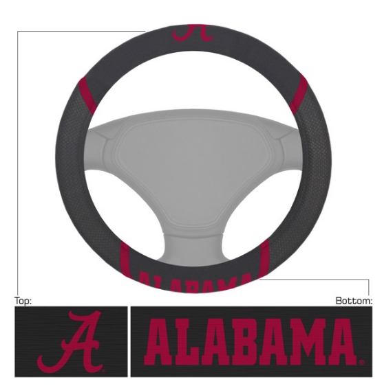 Alabama Crimson Tide - Steering Wheel Cover