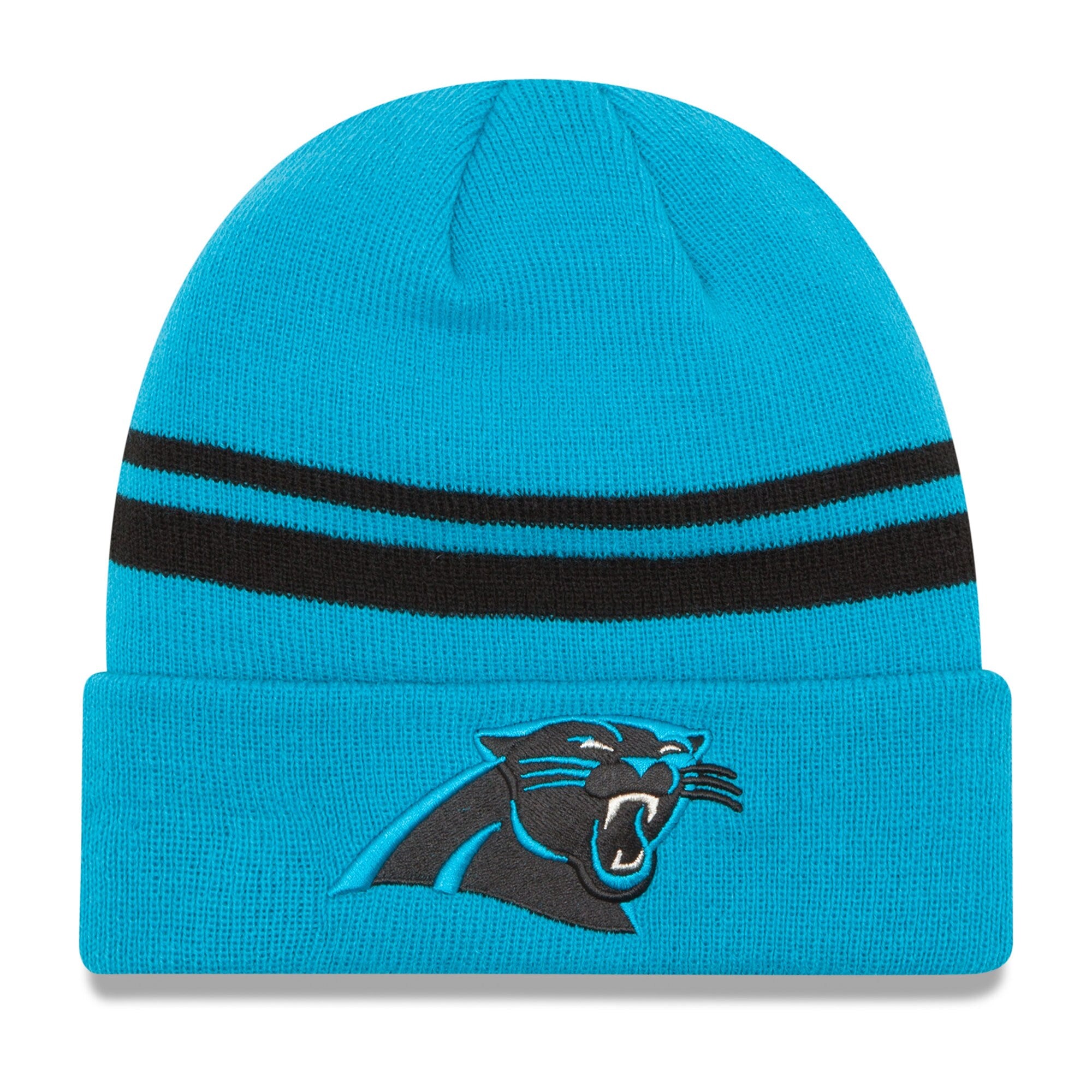 Carolina Panthers  Blue Team Logo Cuffed Knit Hat