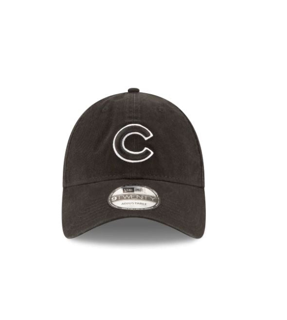 Chicago Cubs - 9Twenty Core Classic Black Adjustable Hat, New Era