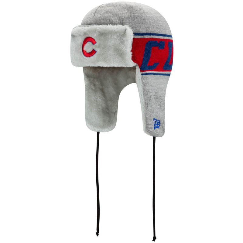 Chicago Cubs Gray Knit Trapper Hat