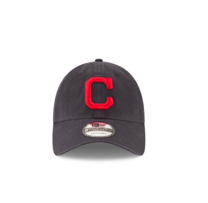 Cleveland Indians - 9Twenty Core Classic Black Adjustable Hat, New Era