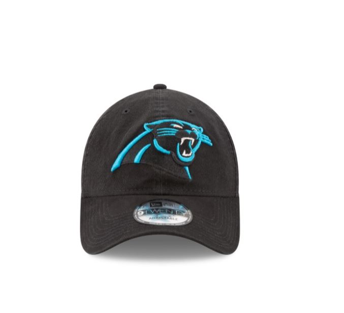Carolina Panthers - 9Twenty Core Classic Black Adjustable Hat, New Era