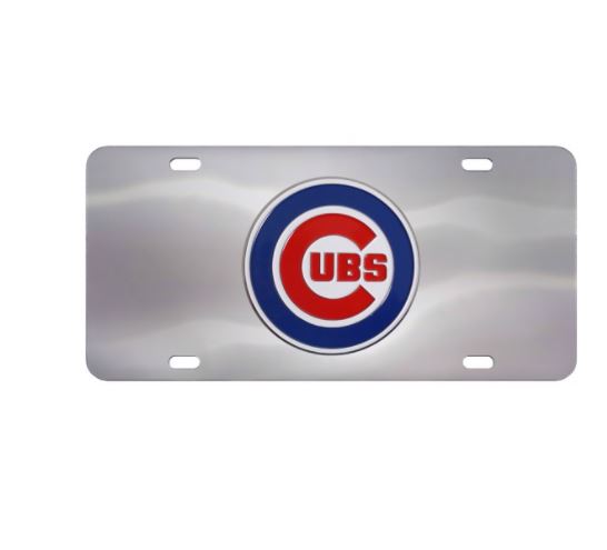Chicago Cubs - Diecast License Plate