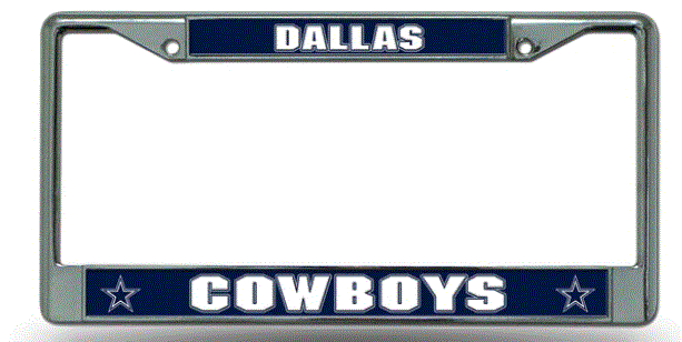 Dallas Cowboys - EZ View Chrome Frame