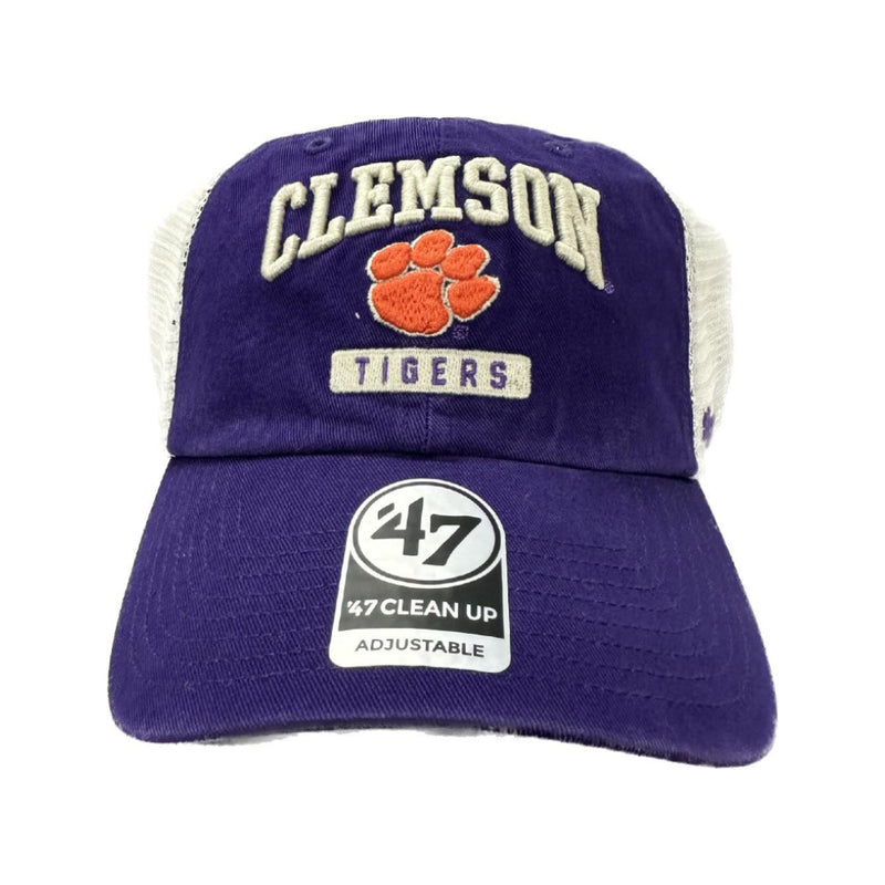 Clemson Tigers - Purple Morgantown Clean Up Hat, 47 Brand