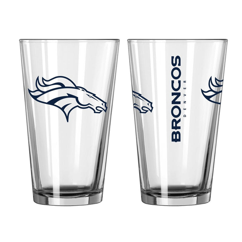 Denver Broncos - 16oz Gameday Pint Glass