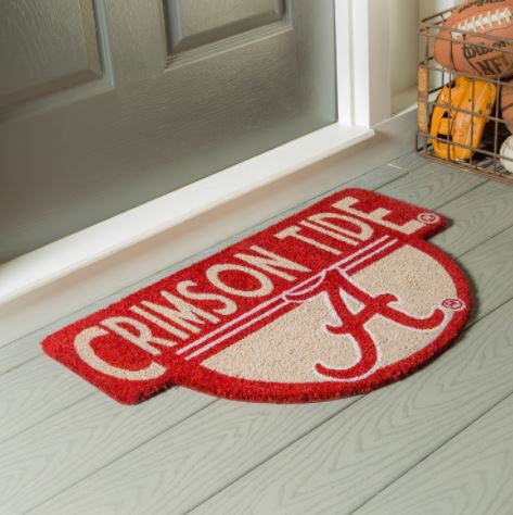 Alabama Crimson Tide - Shaped Coir Punch Mat