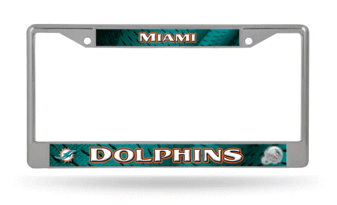 Miami Dolphins - EZ View Chrome Frame
