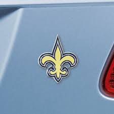 New Orleans Saints - Logo Metal 3" x 3.2" Auto Emblem