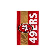 San Francisco 49ers - NFL Embellished House Flag