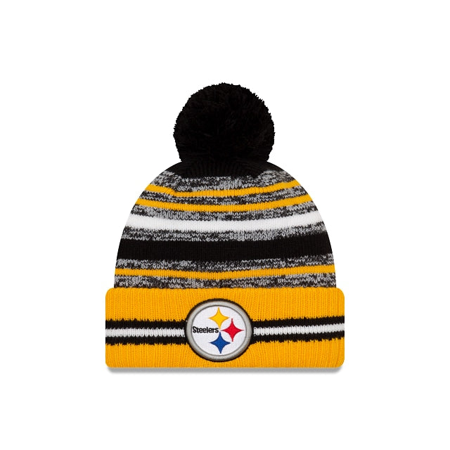 Pittsburgh Steelers - Home Knit Beanie with Pom, New Era