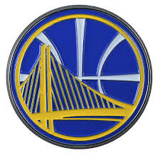 Golden State Warriors - Logo Metal 3" x 3.2" Auto Emblem