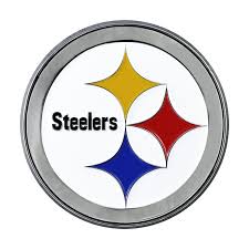 Pittsburgh Steelers - Logo Metal 3" x 3.2" Auto Emblem