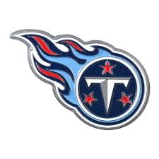 Tennessee Titans - Logo 3" x 3.2" Metal Auto Emblem