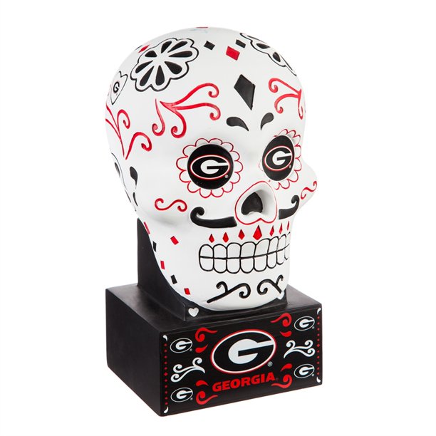 Georgia Bulldogs - Sugar Skull Statue