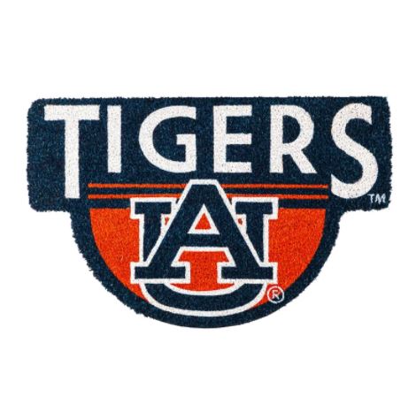 Auburn Tigers - Shaped Coir Punch Mat