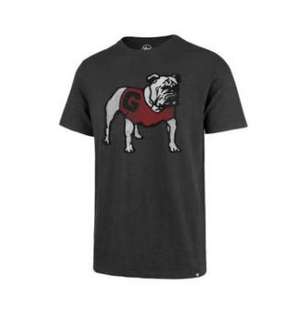 Georgia Bulldogs - Charcoal Grit Scrum T-Shirt