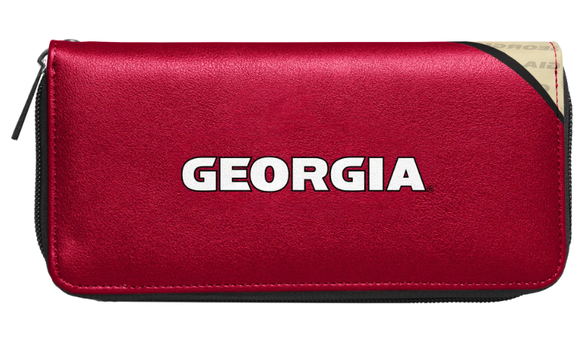 Georgia Bulldogs - Curve Zip Organizer Wallet