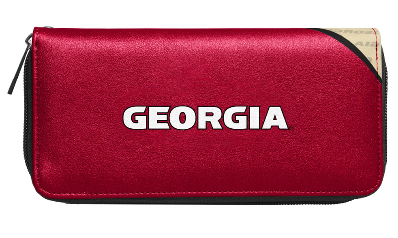 Georgia Bulldogs - Curve Zip Organizer Wallet