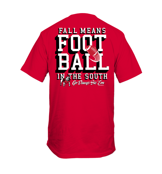 Georgia Bulldogs - Fall Football Short Sleeve T-Shirt
