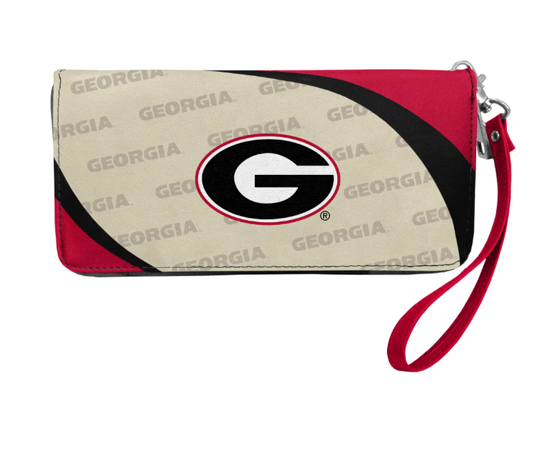 Georgia Bulldogs - Curve Zip Organizer Wallet