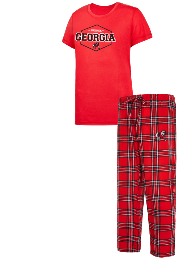 Georgia Bulldogs - Badge Top & Pant Pajama Set