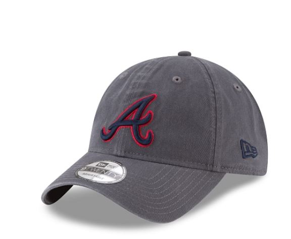 Atlanta Braves - MLB Core Classic 9Twenty Gray Hat, New Era
