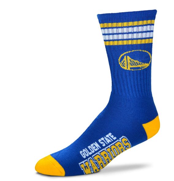 Golden State Warriors - 4 Stripe Deuce Socks