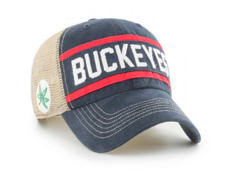 Ohio State Buckeyes - Vintage Black Juncture Clean Up Hat, 47 Brand