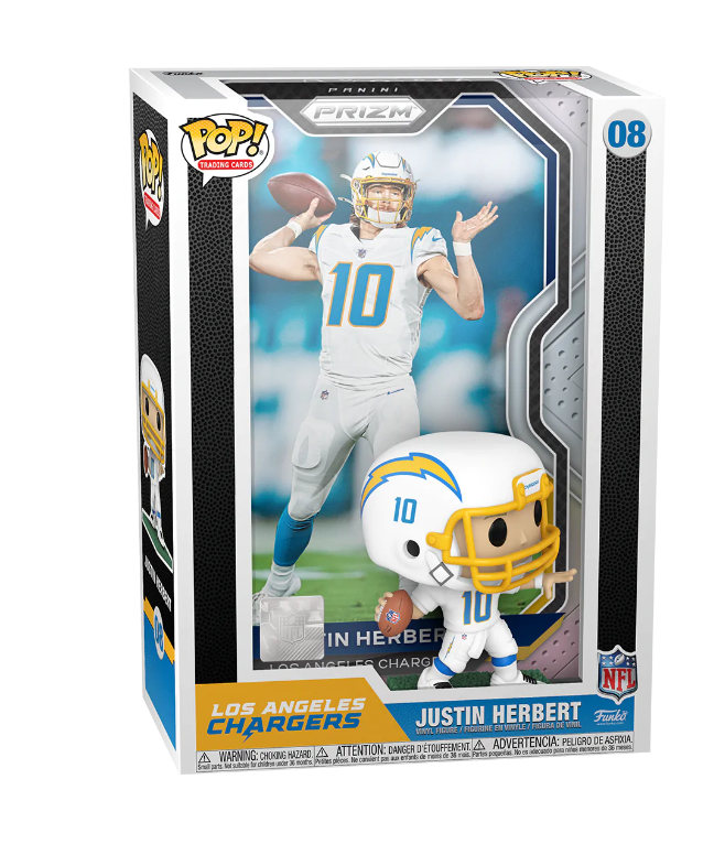 Funko POP! Trading Cards: Los Angeles Charges - Justin Herbert