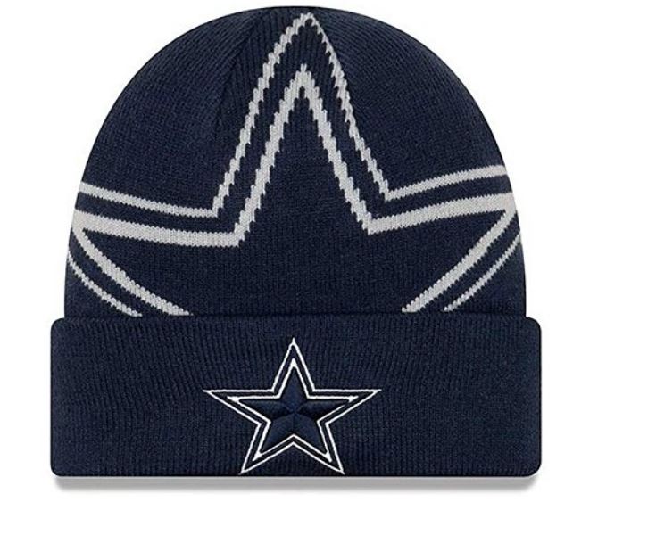 Dallas Cowboys - Mens Logo Whiz Beanie, New Era