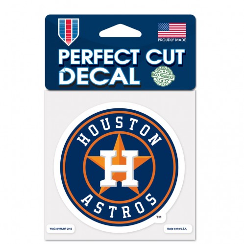 Houston Astros 4x4 Die Cut Decal