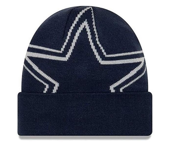 Dallas Cowboys - Mens Logo Whiz Beanie, New Era