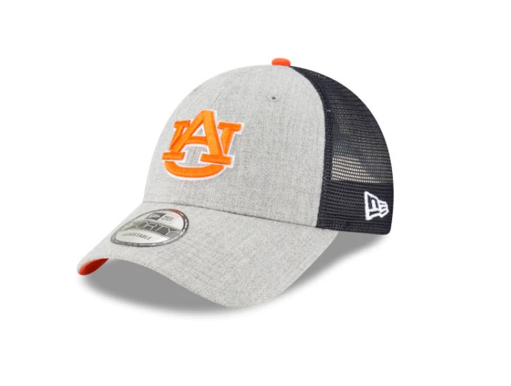 Auburn Tigers - 9Forty Heathered Gray & Black Hat, New Era