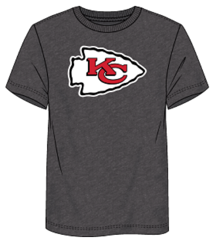 Kansas City Chiefs - Men's Cotton Primary Logo T-Shirt