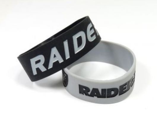 Raiders Wide Bracelet (2 Pack)