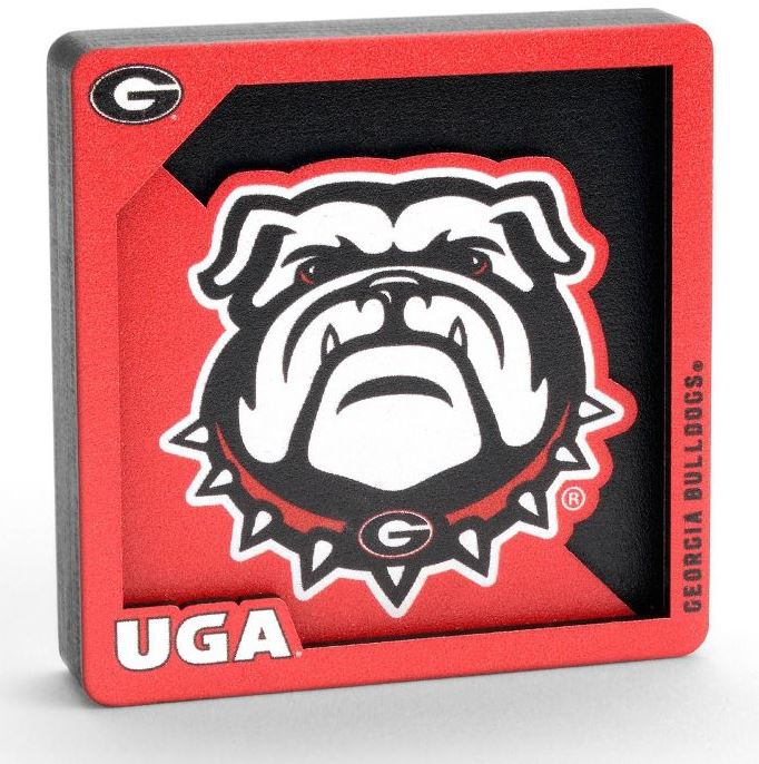 Georgia Bulldogs - 3D Logo Magnet