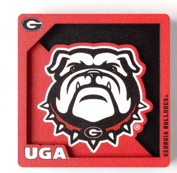 Georgia Bulldogs - 3D Logo Magnet