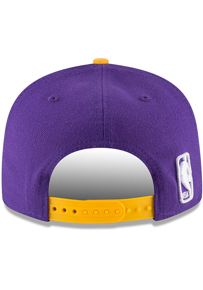 Los Angeles Lakers Purple 2Tone 9FIFTY Mens Snapback Hat