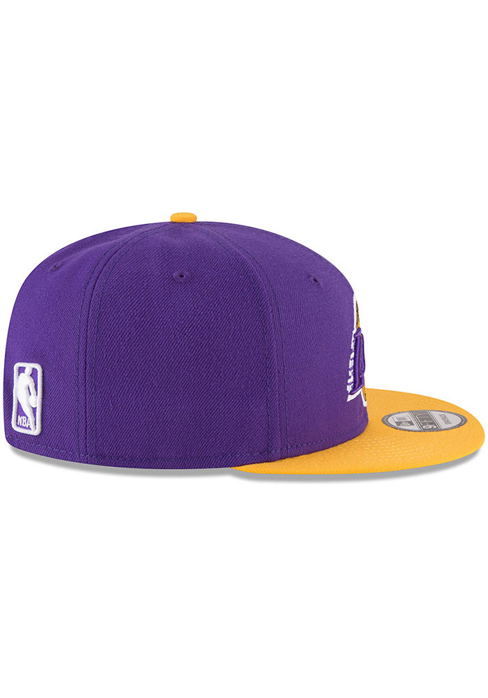 Los Angeles Lakers Purple 2Tone 9FIFTY Mens Snapback Hat