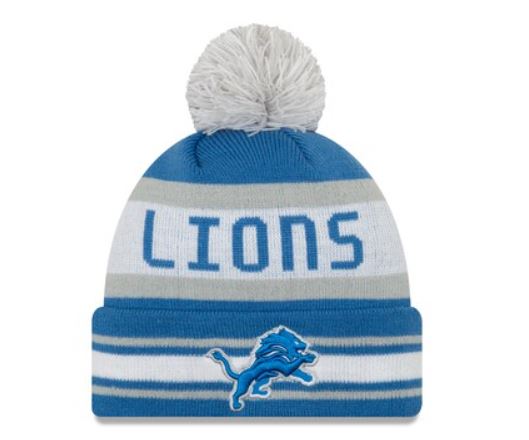 Detroit Lions - The Jake Knit with Pom, New Era