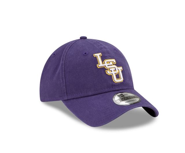 LSU Tigers - 9Twenty Core Classic Purple Hat, New Era
