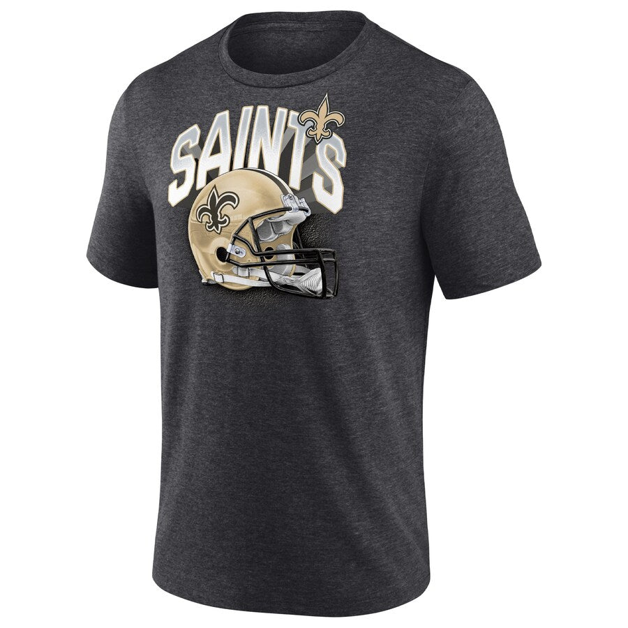 New Orleans Saints - Men's Iconic Tri-Blend End Around T-Shirt