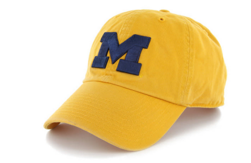 Michigan Wolverine - Gold Clean Up All Hat, 47 Brand
