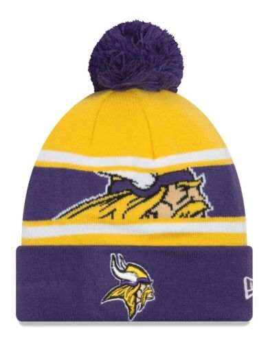NFL Minnesota Vikings "Callout Pom" Cuffed Knit Hat with Pom
