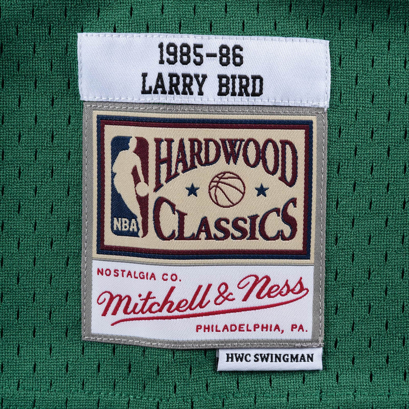 Boston Celtics - 85 Larry Bird Swingman Road Jersey